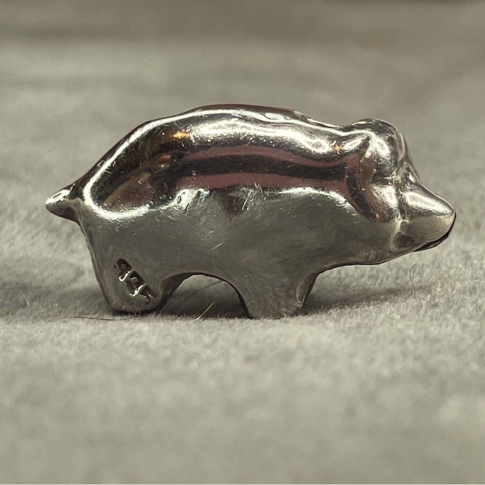 Sterling silver .925 Pig Pendant